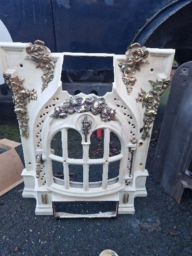 The finished enamel faceplate