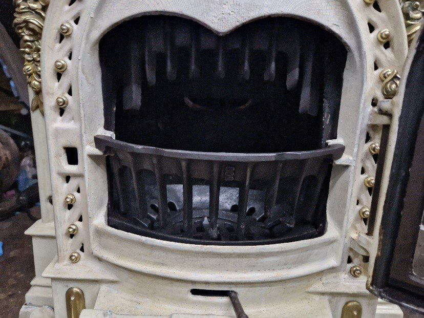 The finished firebox and grate